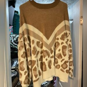 Cheetah sweater